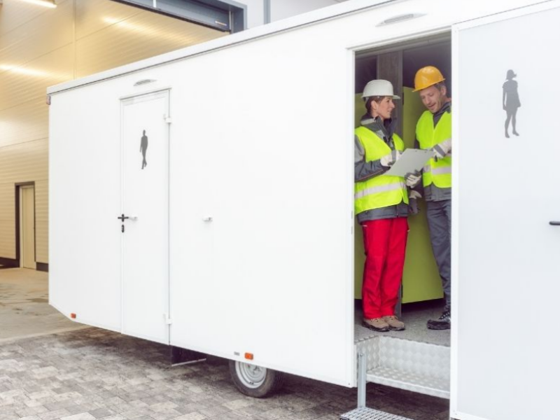 Restroom for Construction Sites